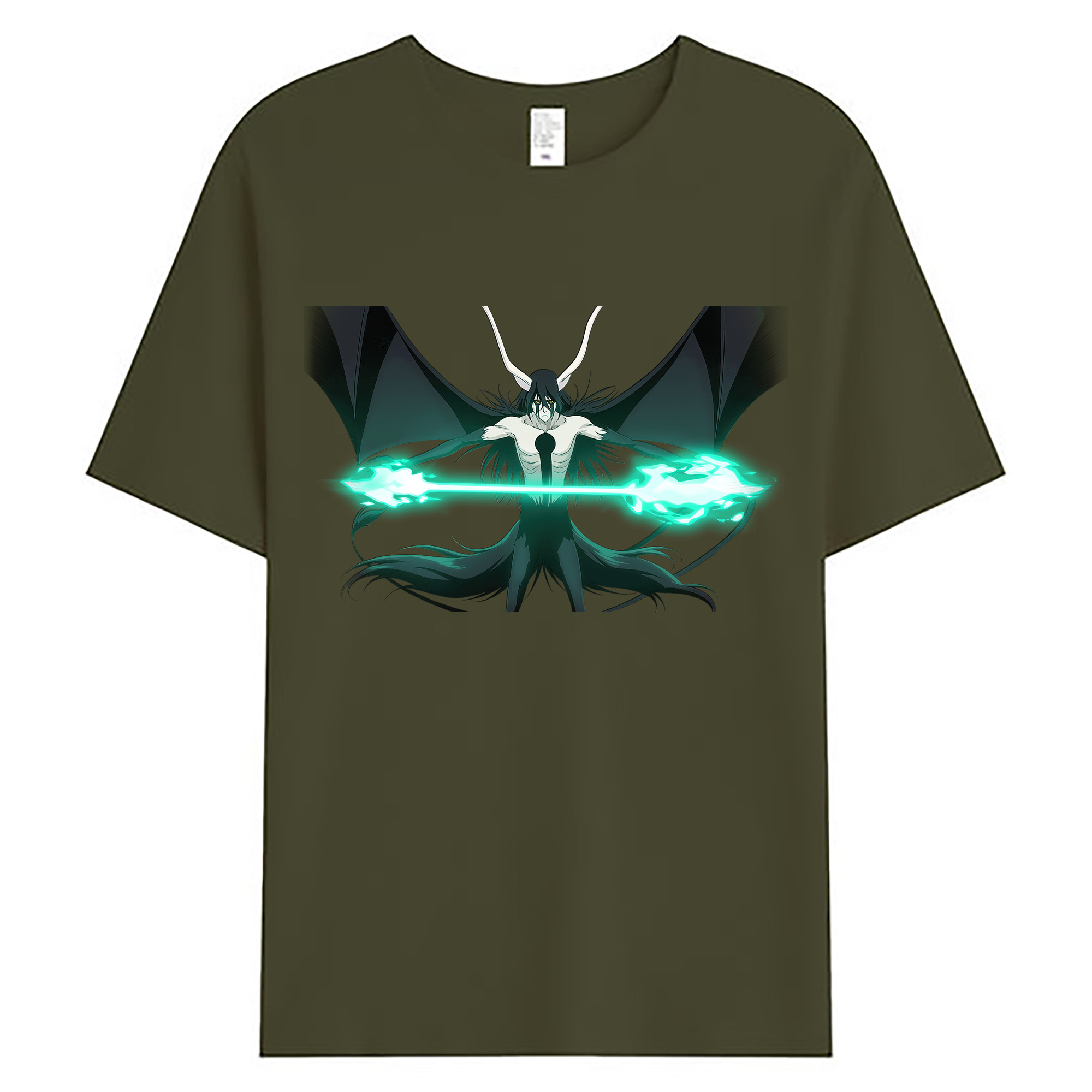 （画像用） ブリーチ ウルキオラ·シファー BLEACH Ulquiorra cifer 綿100％ メンズ半袖Tシャツ｜肌触りやわらか＆通気性